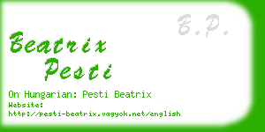 beatrix pesti business card